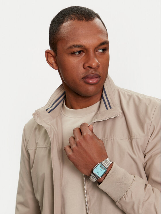 Casio Casio Часовник Vintage Maxi AQ-230A-2A2MQYES Сребрист