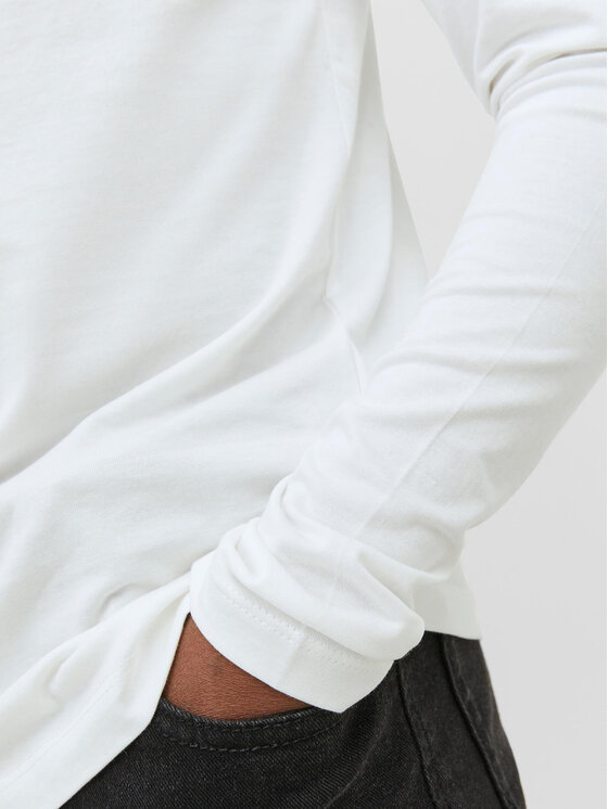 Jack&Jones Junior Jack&Jones Junior Bluzka 12237371 Biały Regular Fit