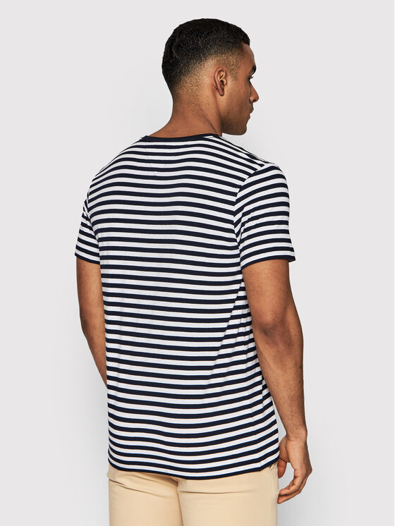 Tommy Hilfiger Tommy Hilfiger T-Shirt MW0MW10800 Tmavomodrá Slim Fit