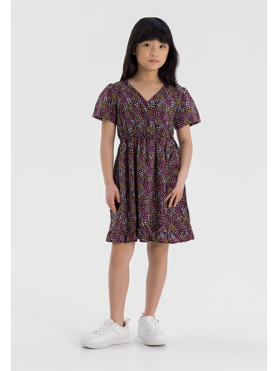 MINOTI Sukienka letnia, rozmiar 134/140, Kolorowa, 14dress 38