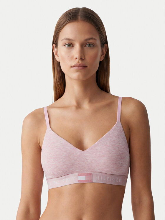 Tommy Hilfiger Tommy Hilfiger Σουτιέν Bralette UW0UW05715 Ανοιχτό ροζ