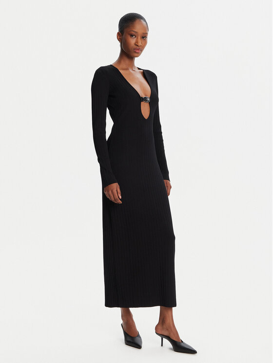 STAUD STAUD Coctailkleid Murphy R25R2135VN Schwarz Slim Fit