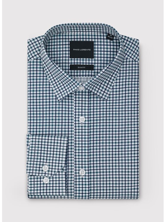Pako Lorente Pako Lorente Koszula P26WF-1X-023 Niebieski Slim Fit