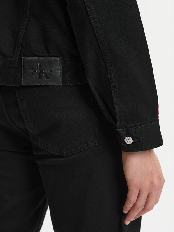 Calvin Klein Jeans Calvin Klein Jeans Farmer kabát 90S Ck Classic LV04RF706G Fekete Regular Fit