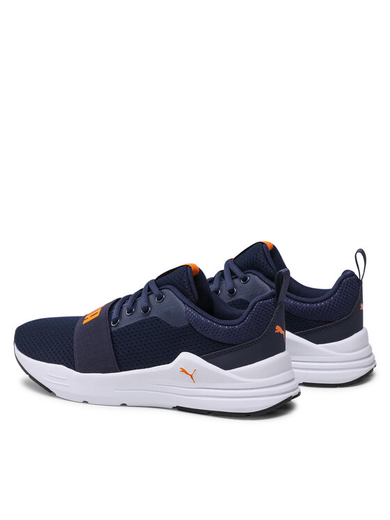 Puma Puma Sneakersy Wired Run Jr 374214 17 Granatowy
