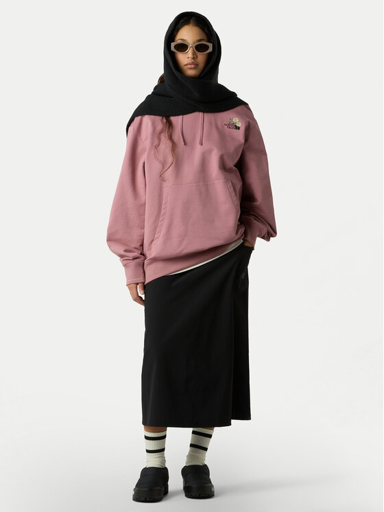The North Face The North Face Sweatshirt Dome Flower NF0A8EGZ Rosa Regular Fit
