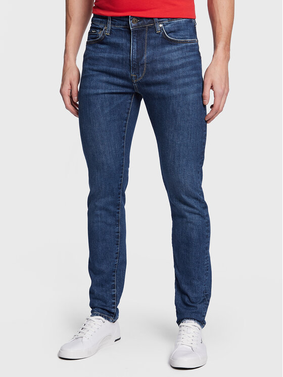 Pepe Jeans Herren Crane Jeans – Schmale Passform, Schwarz, Nachhaltig Gewaschen