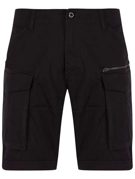 G-Star Raw G-Star Raw Шорти з тканини Rovic Zip D08566-5126-990 Чорний Relaxed Fit