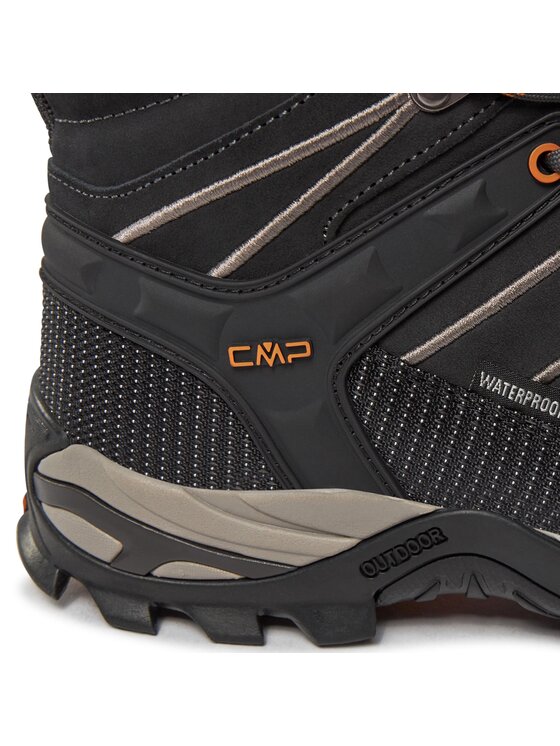 CMP Schwarz Mid Wp Rigel Trekking Shoes 3Q12947 Trekkingschuhe