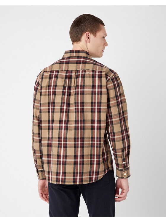 Wrangler Wrangler Koszula 1 POCKET SHIRT Kolorowy Regular Fit