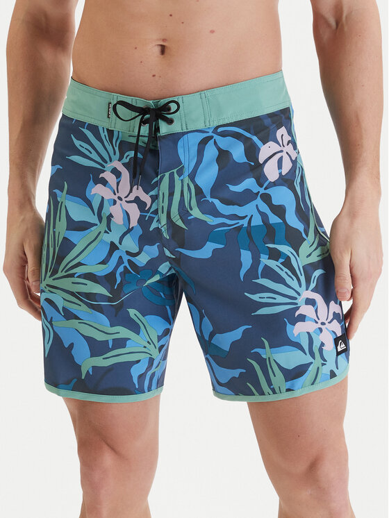 Quiksilver Quiksilver Плувни шорти Surfsilk Scallop 18" EQYBS04862 Син Regular Fit