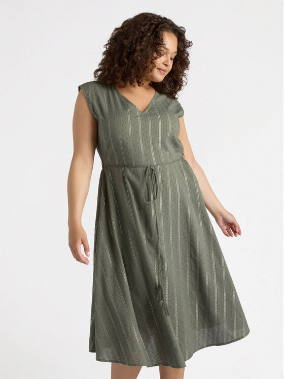 Fiorella Rubino Fiorella Rubino Vestito 7012T001649N035 Verde A-Line Fit