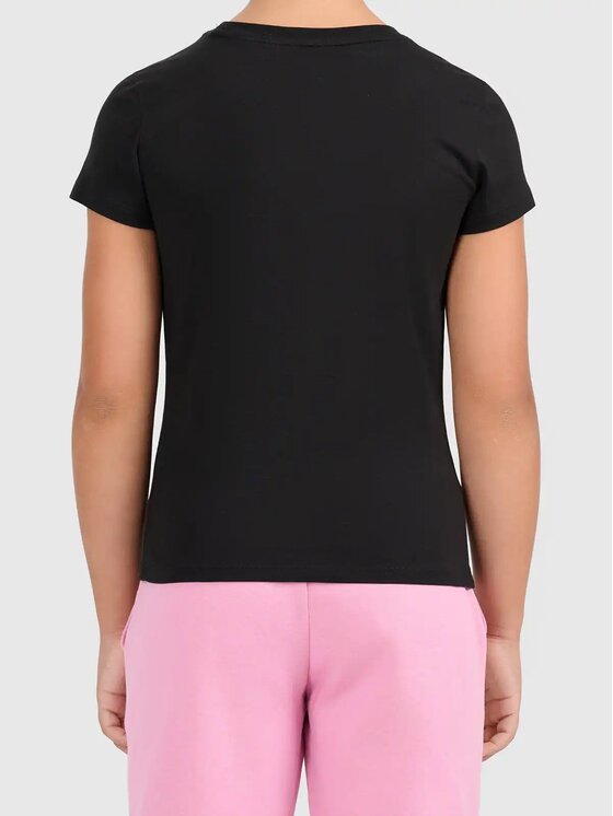 4F 4F T-Shirt 4FJWMM00TTSHF3615-20S Μαύρο Slim Fit