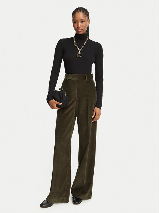 Weekend Max Mara Weekend Max Mara Текстилни панталони Tania 2625136012 Каки Regular Fit