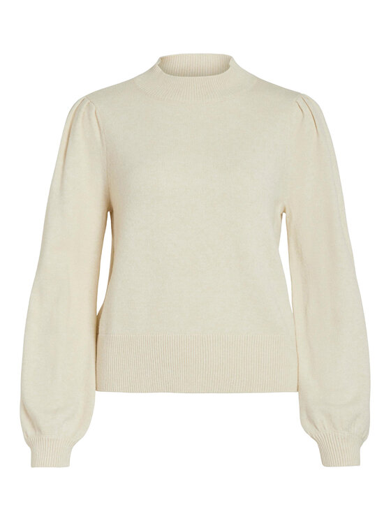Vila Vila Maglione 14084179 Beige Regular Fit