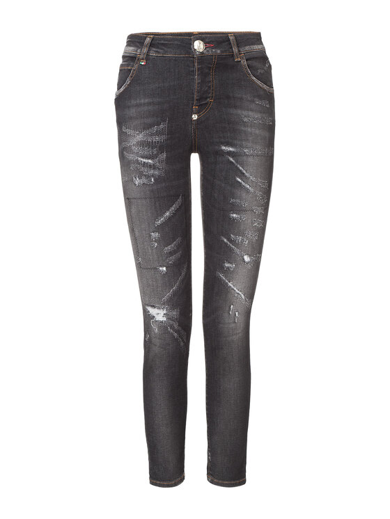 PHILIPP PLEIN PHILIPP PLEIN Džínsy 30761 Čierna