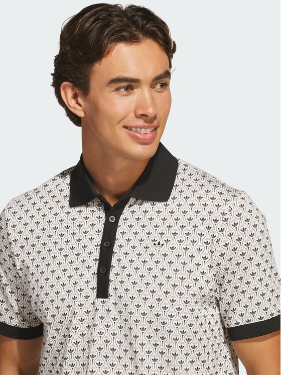 adidas adidas Polo 162281 Czarny Regular Fit
