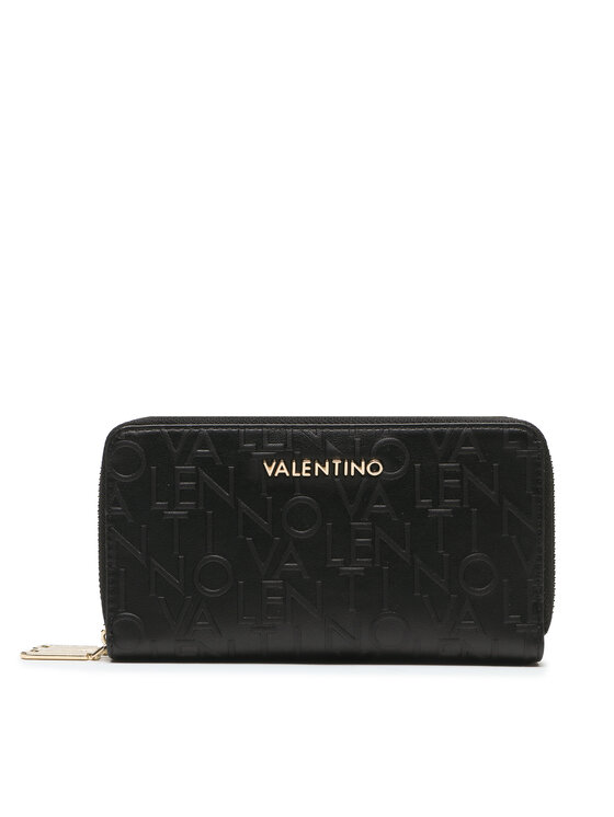 Valentino Relax Portafoglio Da Donna In Pelle Nero, Taglia Unica, Design Moderno Con Logo E Multipli Scomparti, 19,5 X 10 X 3 Cm - 5