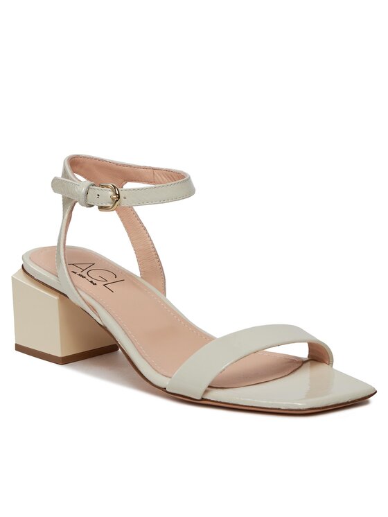 AGL AGL Sandalen Angie D660001PCKB120G209 Écru