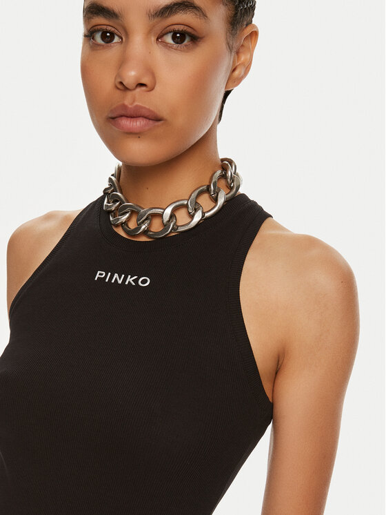 PINKO Pinko Τοπ Distinto 100822 A22X Μαύρο Regular Fit