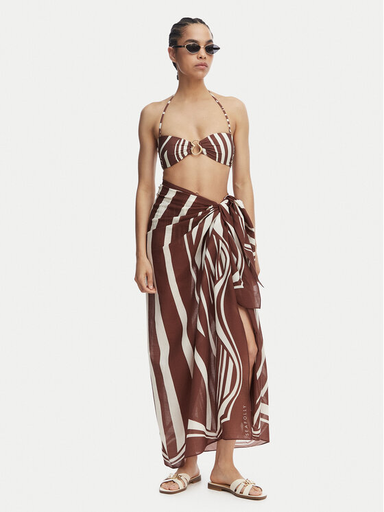 Seafolly Seafolly Pareo Coastline 55539-SG Pruun