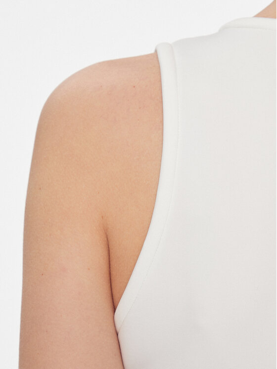 Max Mara Leisure Max Mara Leisure Ежедневна рокля Baccano 2416621027 Бял Regular Fit