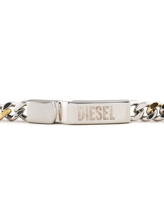 Diesel Diesel Гривна Steel DX1457931 Сребрист