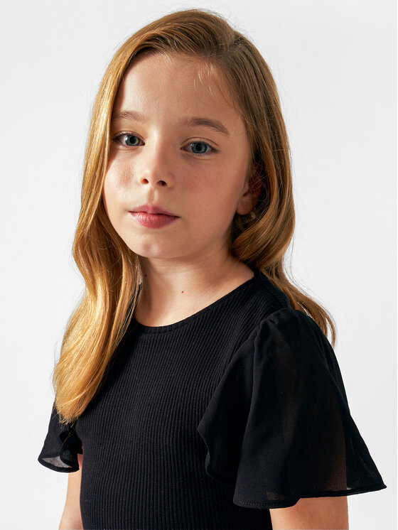 Mayoral Mayoral Bluse 6004 Schwarz Slim Fit