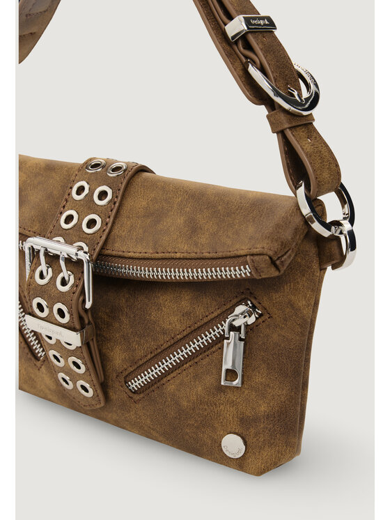Desigual Desigual Τσάντα BAG_VALENTINE CAMEL CLUTC Καφέ