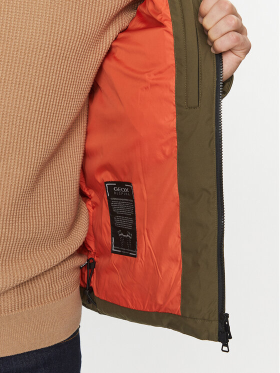 Geox Geox Зимно яке Sapienza M3628J TC175F 1736 Зелен Regular Fit