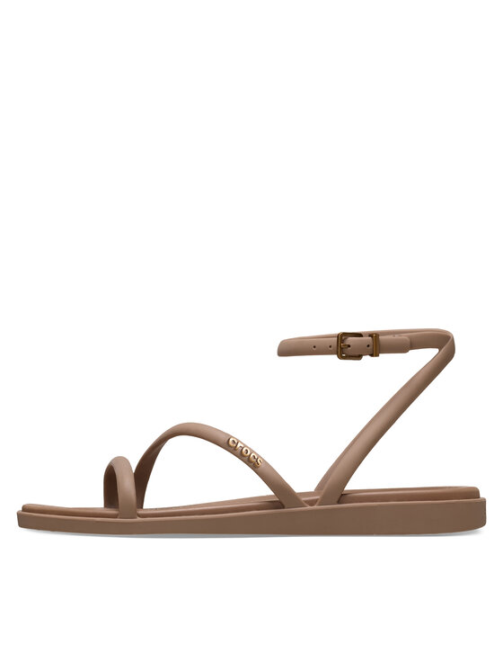 Crocs Crocs Sandali Miami Ankle Strap Sandal 212256 Temno bež
