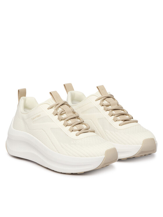 Calvin Klein Calvin Klein Laisvalaikio batai Chunky Run Ckstripe Lup Sp Kn HW0HW03006 Balta