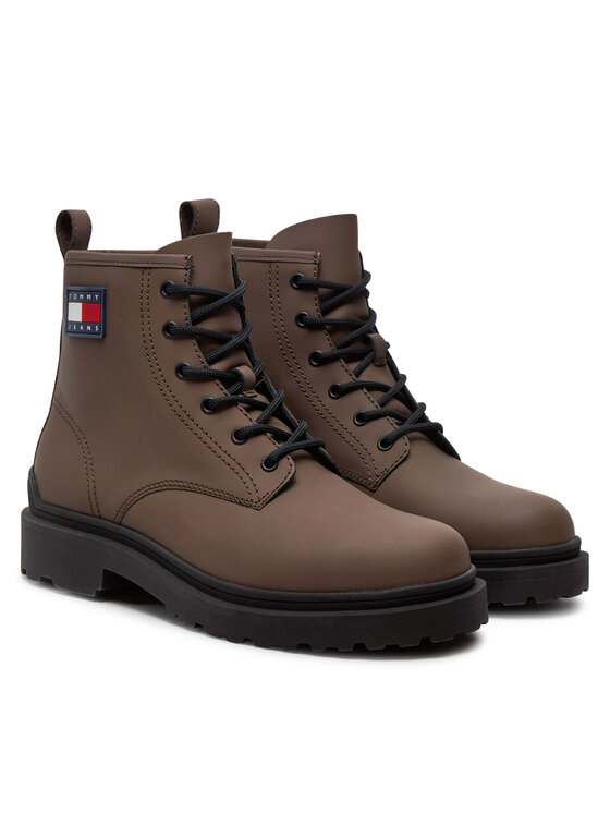 Tommy Jeans Tommy Jeans Pohodni čevlji EM0EM01447 Rjava
