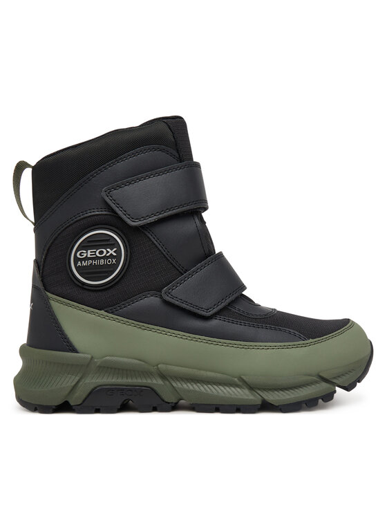 Geox Geox Auliniai batai J Flexyper Plus Boy B Abx J66LCG 0FU54 C0033 S Tamsiai žalia