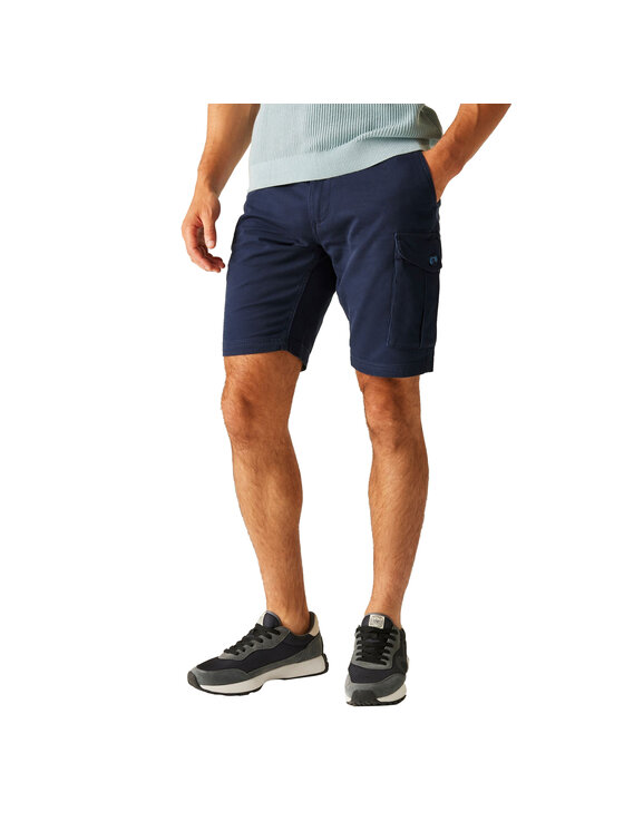 Regatta Regatta Szorty Bendrick Granatowy Stretch Fit