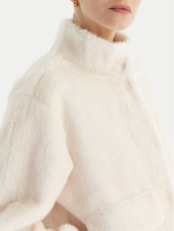 MICHAEL Michael Kors MICHAEL Michael Kors Pelzmantel 77A1469M52 Écru Relaxed Fit