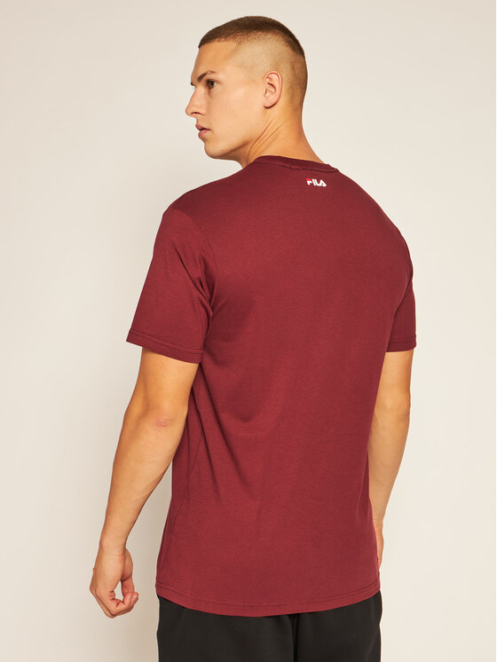 Maroon fila shirt on sale