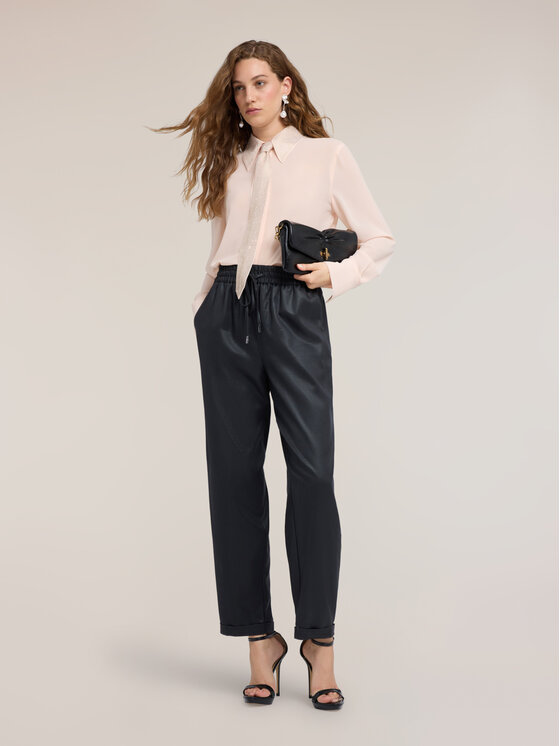 Motivi Motivi Pantaloni di tessuto P595Q004806N033 Nero Regular Fit