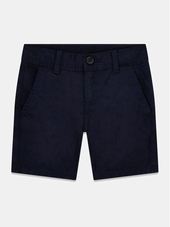 Guess Kids Guess Kids Kalhoty z materiálu 181441 Modrá Regular Fit