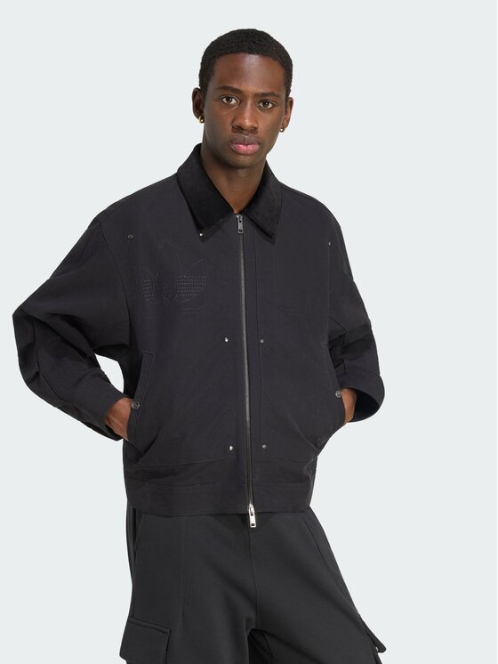 adidas adidas Kurtka przejściowa 159053 Czarny Loose Fit