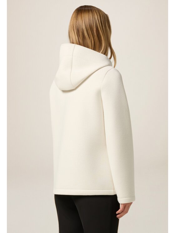 Oltre Oltre Cappotto 8710R001277N0V1 Bianco Baggy Fit