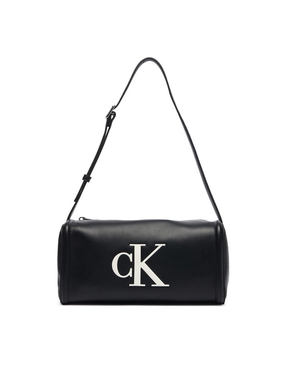 Calvin Klein Calvin Klein Geantă Bold Ck Slouchy Shoulder Bag LV04F3894G Negru