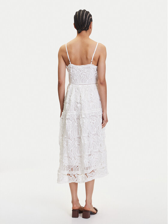 YAS YAS Letné šaty Lifa 26037183 Biela Regular Fit
