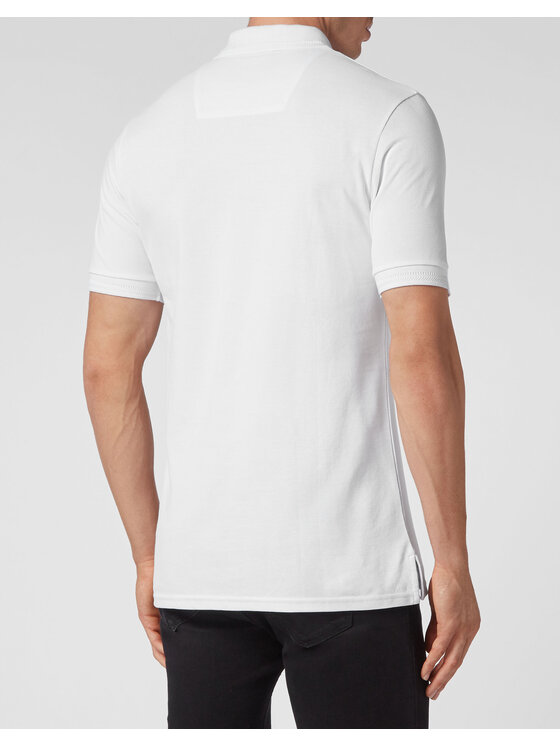 PHILIPP PLEIN PHILIPP PLEIN Polo 2285 Bianco Slim Fit