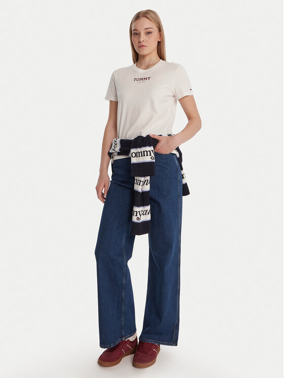 Tommy Jeans Tommy Jeans Džinsai Claire DW0DW22438 Tamsiai mėlyna Wide Leg