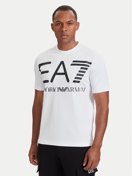 EA7 Emporio Armani EA7 Emporio Armani Тишърт 7M002200 AF27188 U0002 Бял Regular Fit
