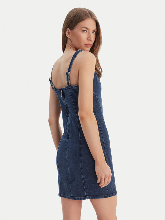 Guess Guess Vestito di jeans W6RK69 D55M0 Blu Regular Fit