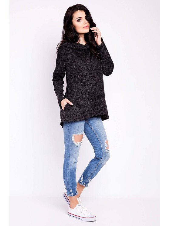 Infinite You Infinite You Bluza M119 Szary Basic Fit