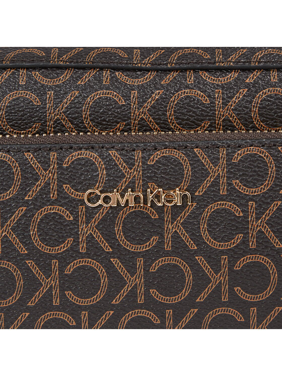 Calvin Klein Calvin Klein Дамска чанта Ck Must Camera Bag W/Pckt-Mono K60K611284 Кафяв