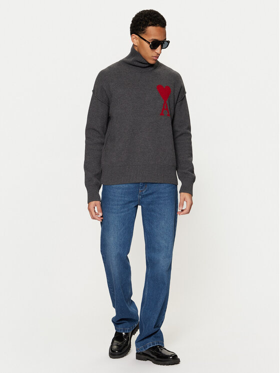 AMI PARIS AMI PARIS Garbó BFUKS406.018 Szürke Regular Fit